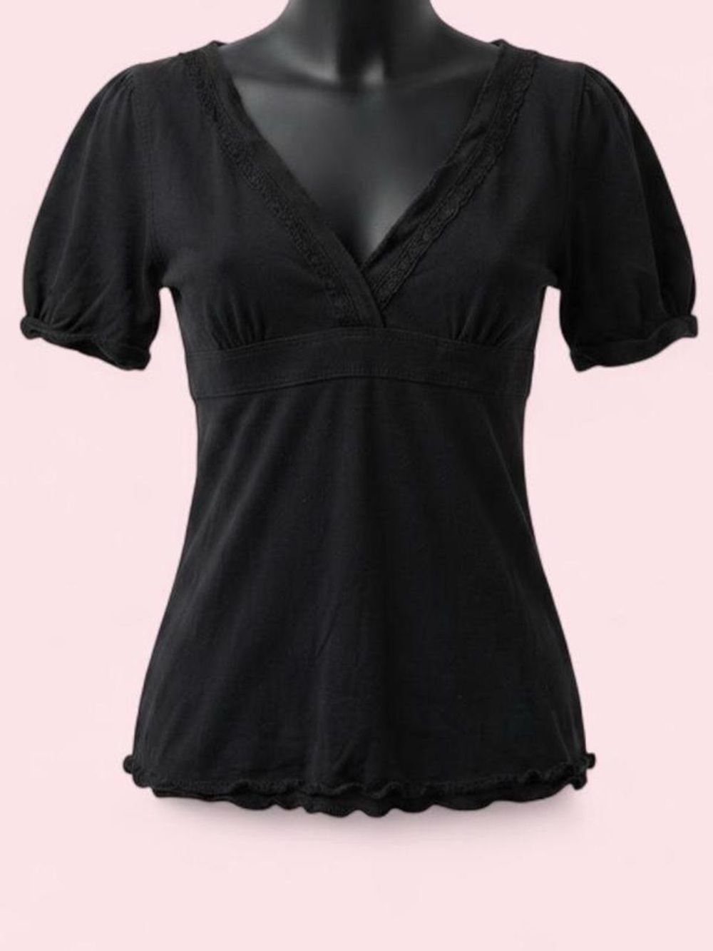 So Wear It Declare It Vintage Y2K Hollister Empire Waist Babydoll Shirt DUPE